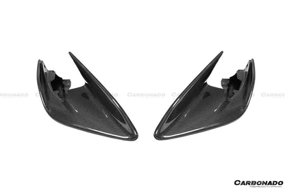 Carbonado 2015-2020 McLaren 540C 570S 600LT-Style Carbon Fiber Front Bumper Lip and Side Splitter