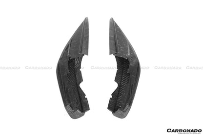 Carbonado 2015-2020 McLaren 540C 570S 600LT-Style Carbon Fiber Front Bumper Lip and Side Splitter