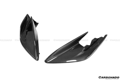 Carbonado 2015-2020 McLaren 540C 570S 600LT-Style Carbon Fiber Front Bumper Lip and Side Splitter