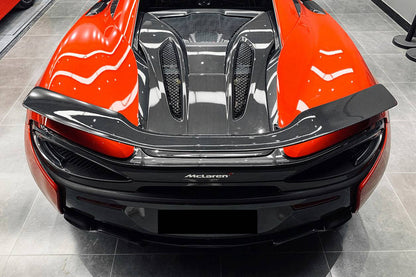 Carbonado 2015-2020 McLaren 540C 570S Coupe Autoclave OEM Style Dry Carbon Fiber Rear Engine Trunk Replacement