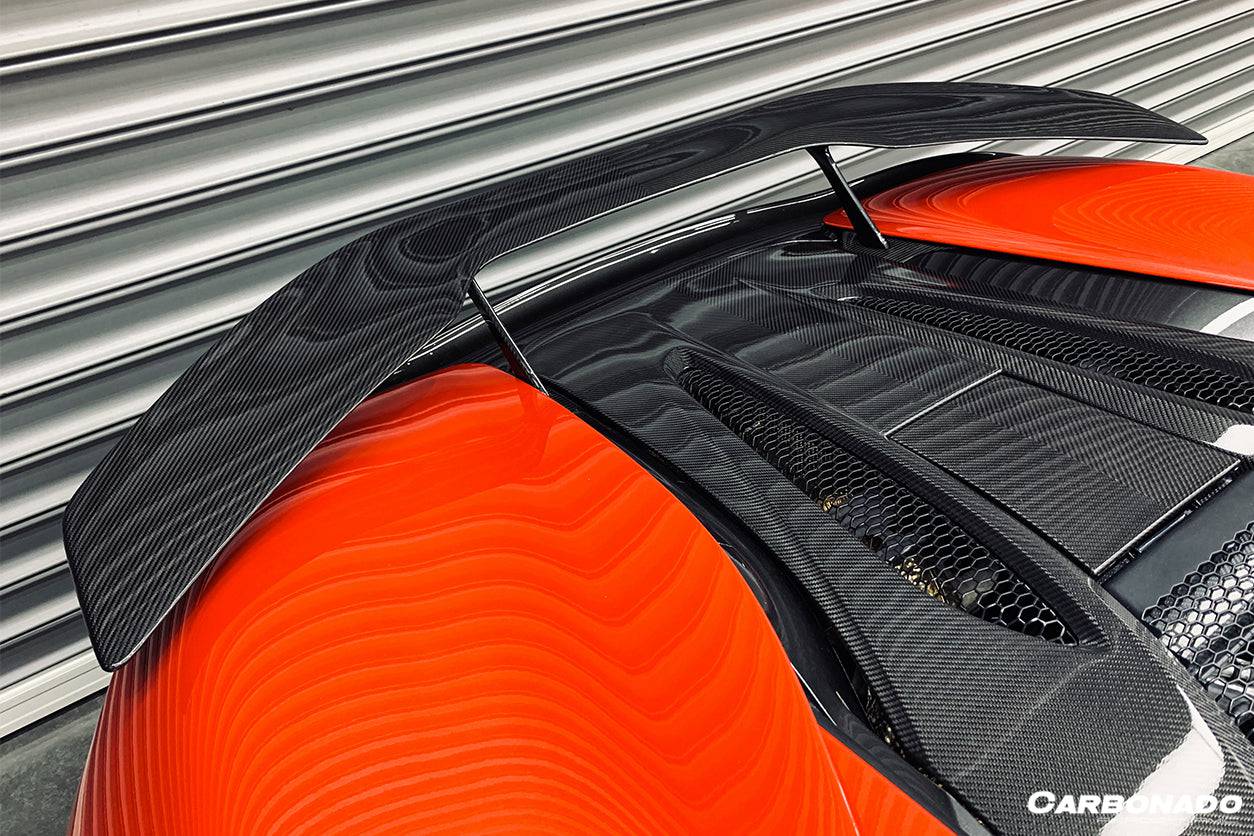 Carbonado 2015-2020 McLaren 540C 570S Coupe Autoclave OEM Style Dry Carbon Fiber Rear Engine Trunk Replacement