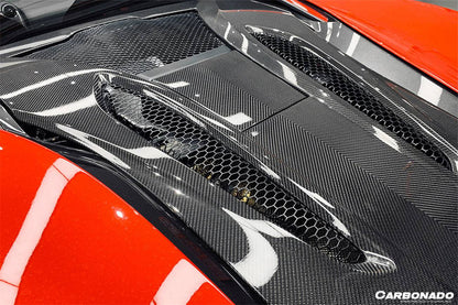 Carbonado 2015-2020 McLaren 540C 570S Coupe Autoclave OEM Style Dry Carbon Fiber Rear Engine Trunk Replacement