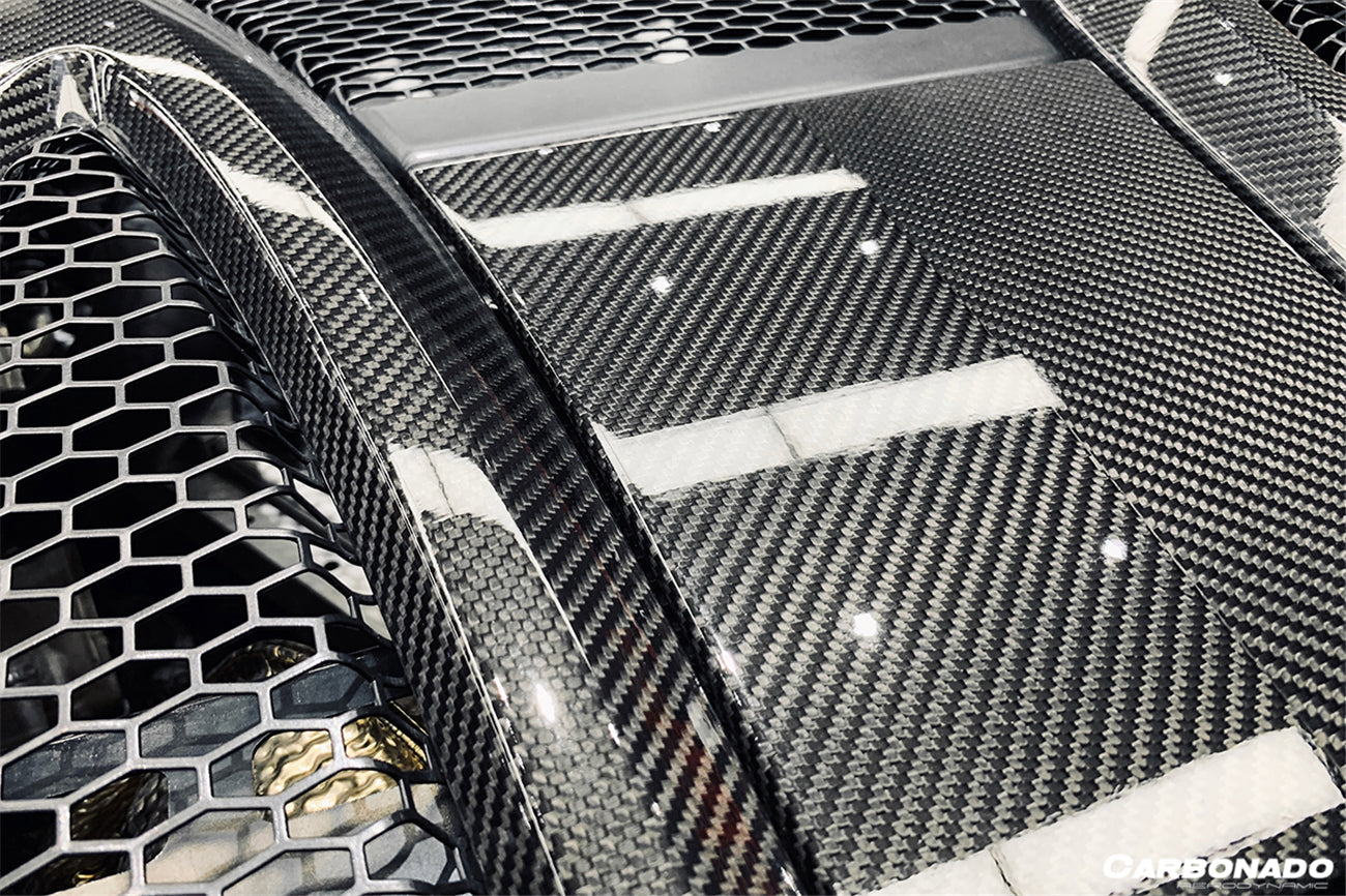 Carbonado 2015-2020 McLaren 540C 570S Coupe Autoclave OEM Style Dry Carbon Fiber Rear Engine Trunk Replacement