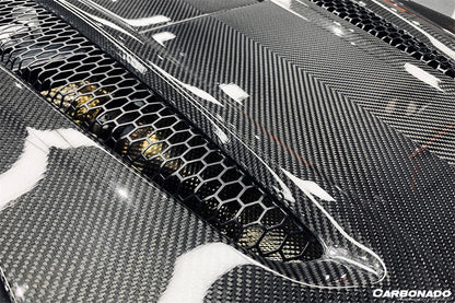 Carbonado 2015-2020 McLaren 540C 570S Coupe Autoclave OEM Style Dry Carbon Fiber Rear Engine Trunk Replacement