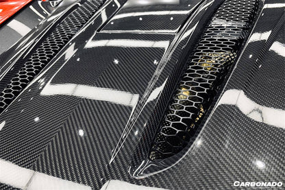 Carbonado 2015-2020 McLaren 540C 570S Coupe Autoclave OEM Style Dry Carbon Fiber Rear Engine Trunk Replacement