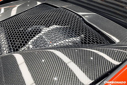 Carbonado 2015-2020 McLaren 540C 570S Coupe Autoclave OEM Style Dry Carbon Fiber Rear Engine Trunk Replacement
