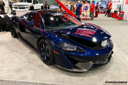 Carbonado 2015-2020 McLaren 540C 570S 570GT OEM Style Carbon Fiber Front Bumper Lip