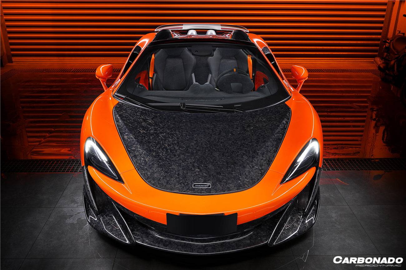 Carbonado 2018-2021 McLaren 600LT OEM Style Carbon Fiber front bumper side splitter