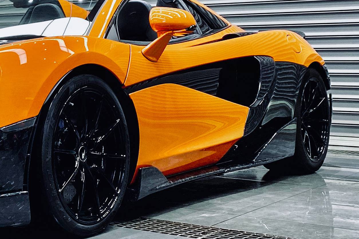 Carbonado 2015-2021 McLaren 540 570S 600LT OEM Style Carbon Fiber Side Skirts Under Board