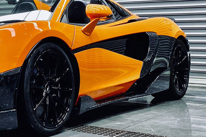 Carbonado 2015-2021 McLaren 540 570S 600LT OEM Style Carbon Fiber Side Skirts Under Board