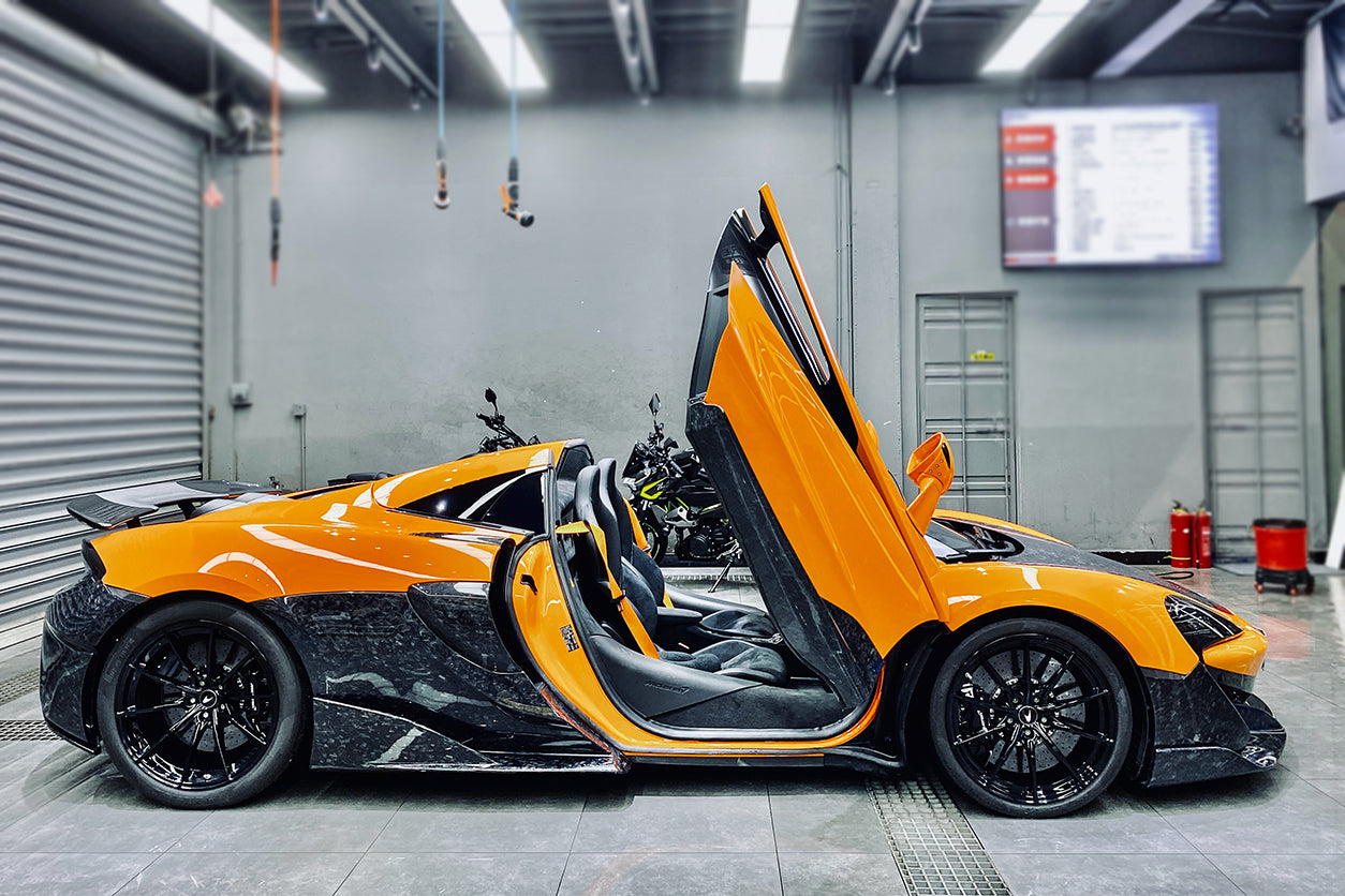 Carbonado 2015-2021 McLaren 540 570S 600LT OEM Style Carbon Fiber Side Skirts Under Board
