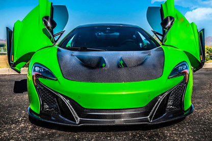 Faldón delantero de fibra de carbono estilo OEM McLaren 650S Carbonado 2014-2017