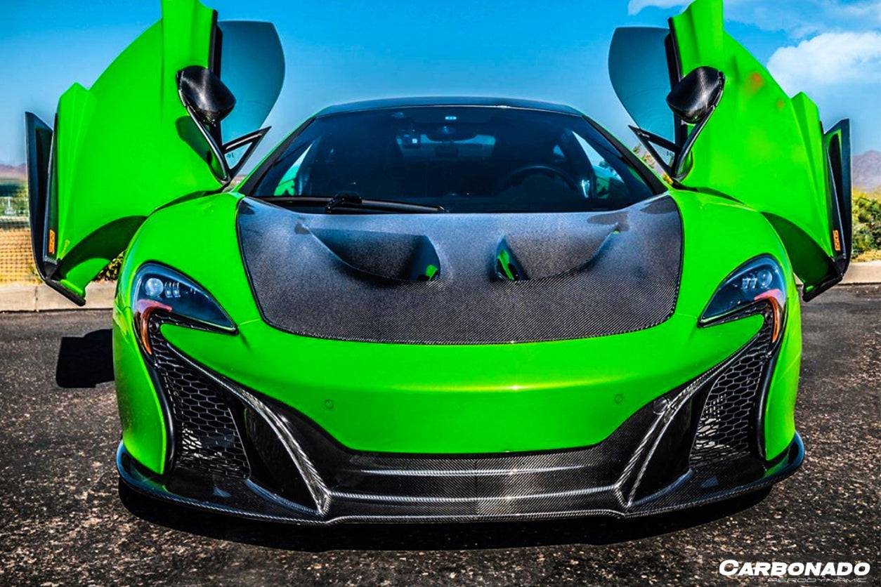 Carbonado 2014-2017 McLaren 650S OEM Style Carbon Fiber Front Bumper Middle
