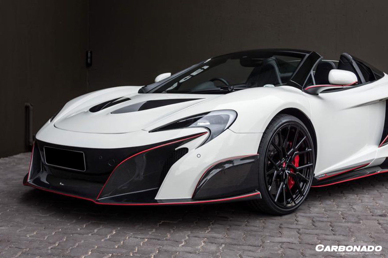 Capó estilo McLaren 650S P1 Carbonado 2014-2017