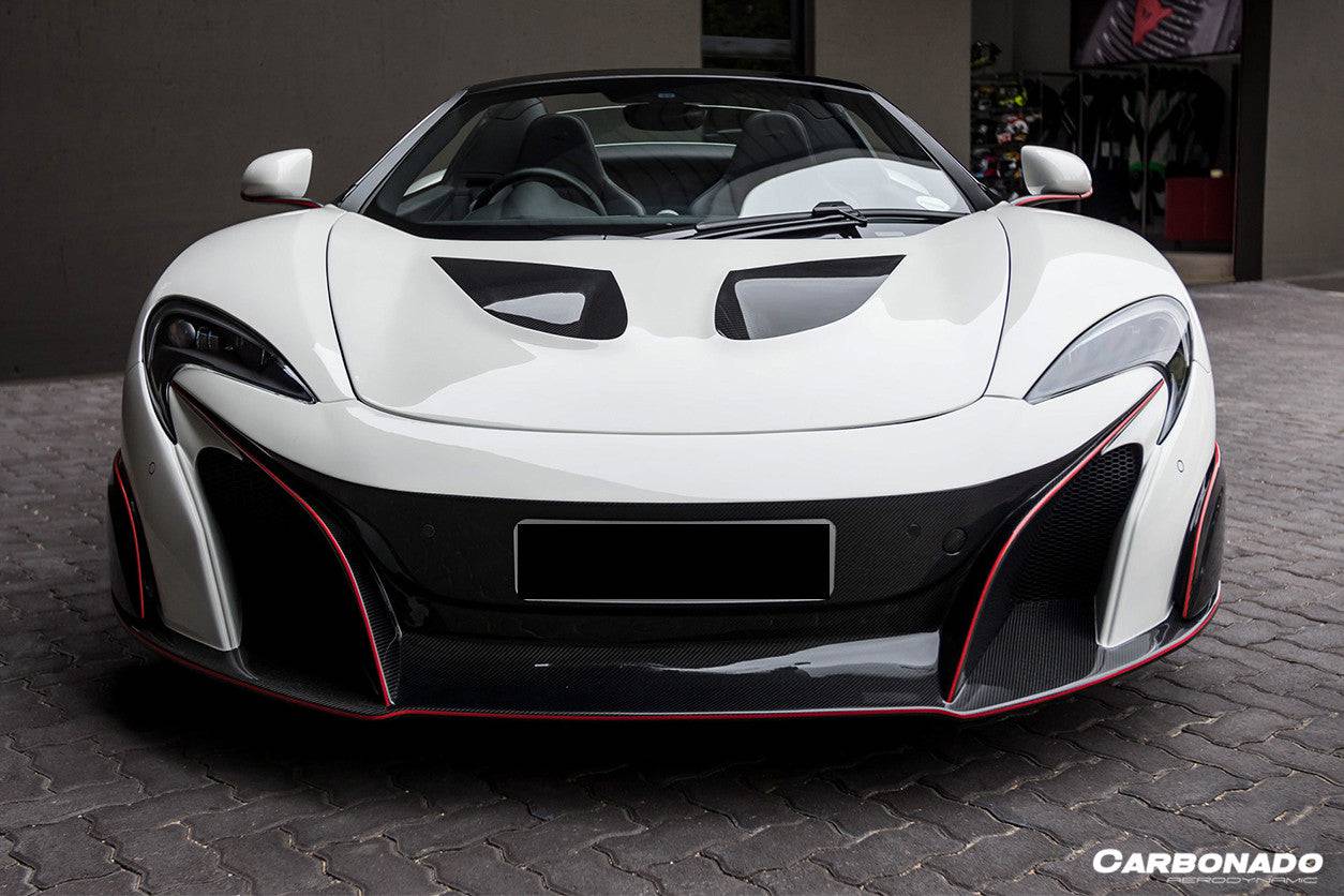 Capó estilo McLaren 650S P1 Carbonado 2014-2017