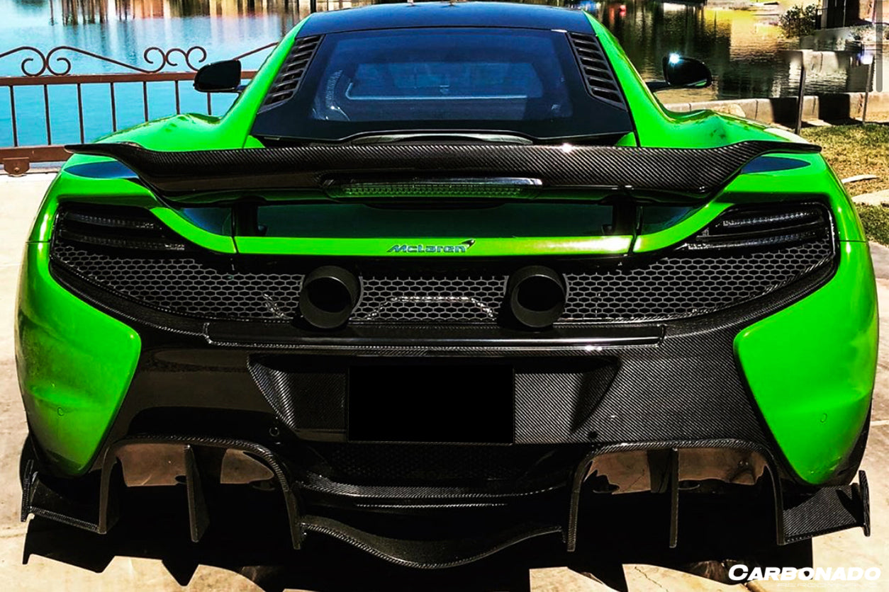Carbonado 2014-2017 McLaren 650S OEM Style Carbon Fiber Rear Bumper