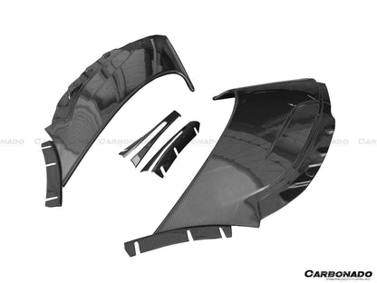 Carbonado OEM Style Carbon Fiber Tuning Veins Intake Blades | 2014-2017 McLaren 650S