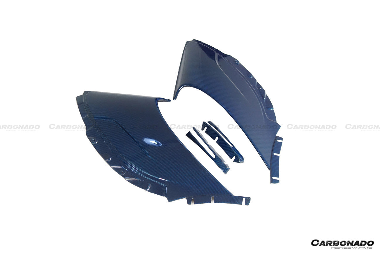 Carbonado OEM Style Carbon Fiber Tuning Veins Intake Blades | 2014-2017 McLaren 650S