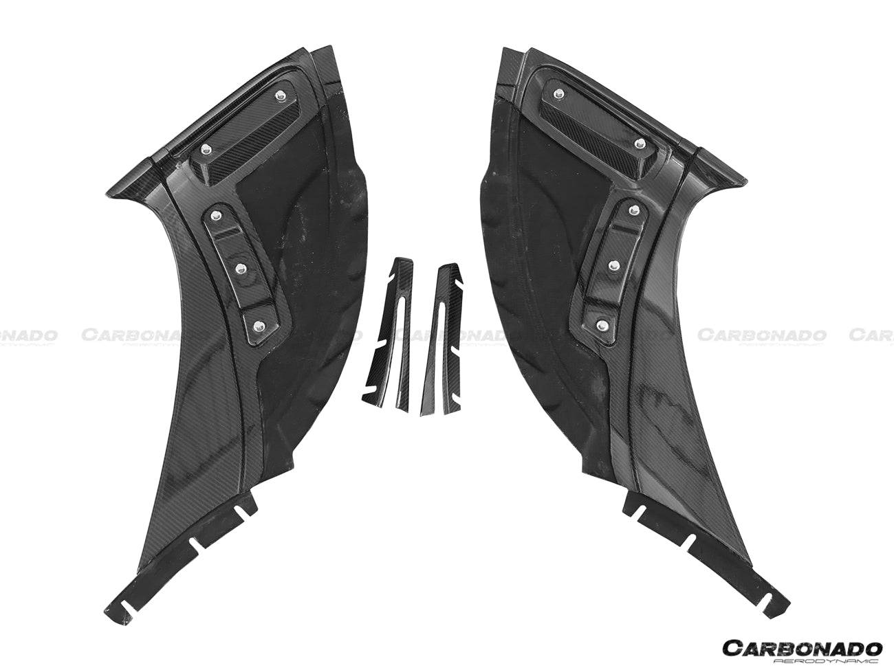 Carbonado OEM Style Carbon Fiber Tuning Veins Intake Blades | 2014-2017 McLaren 650S
