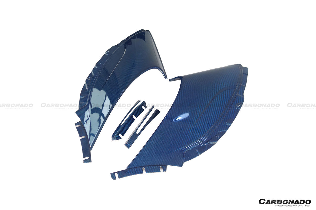 Carbonado OEM Style Carbon Fiber Tuning Veins Intake Blades | 2014-2017 McLaren 650S