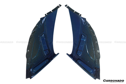 Carbonado OEM Style Carbon Fiber Tuning Veins Intake Blades | 2014-2017 McLaren 650S