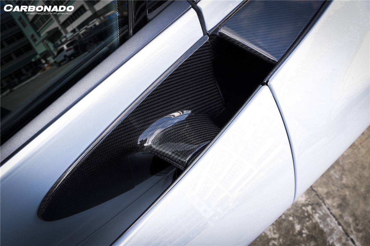 Carbonado 2017-2022 McLaren 720S Dry Carbon Fiber Door Handles Patch