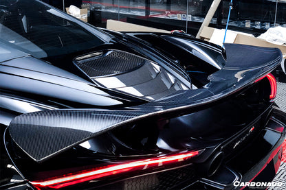 Carbonado Dry Carbon Fiber Engine Cover Replacement | 2017-2022 McLaren 720S Coupe Only