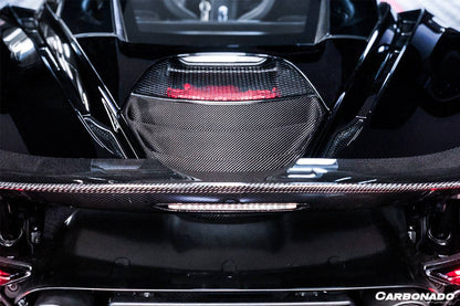 Carbonado Dry Carbon Fiber Engine Cover Replacement | 2017-2022 McLaren 720S Coupe Only