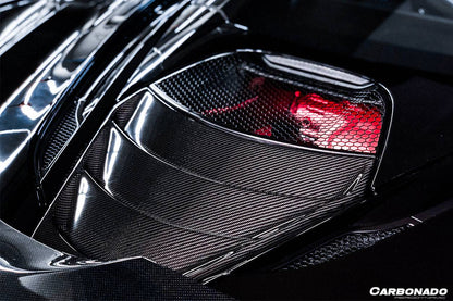 Reemplazo de cubierta de motor de fibra de carbono seca para McLaren 720S Coupé Carbonado 2017-2022 (solo para Spyder)