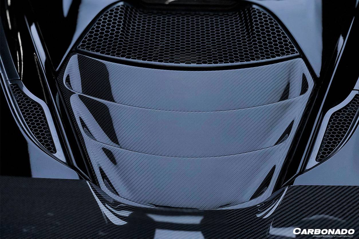 Reemplazo de cubierta de motor de fibra de carbono seca para McLaren 720S Coupé Carbonado 2017-2022 (solo para Spyder)