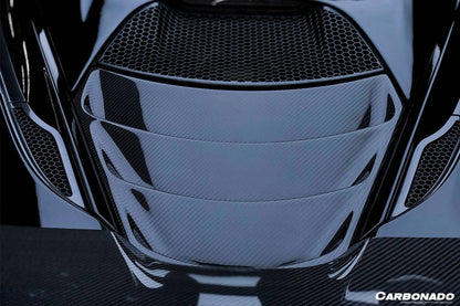Reemplazo de cubierta de motor de fibra de carbono seca para McLaren 720S Coupé Carbonado 2017-2022 (solo para Spyder)