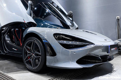 Carbonado 2017-2022 McLaren 720S Carbon Fiber Front Bumper Side Air Vents Replacement