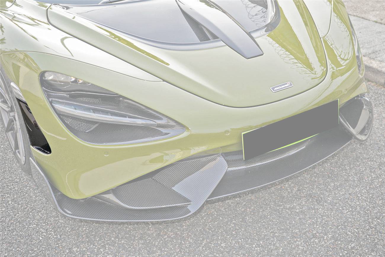 Carbonado 2017-2022 McLaren 720S Carbon Fiber Front Bumper Side Air Vents Replacement
