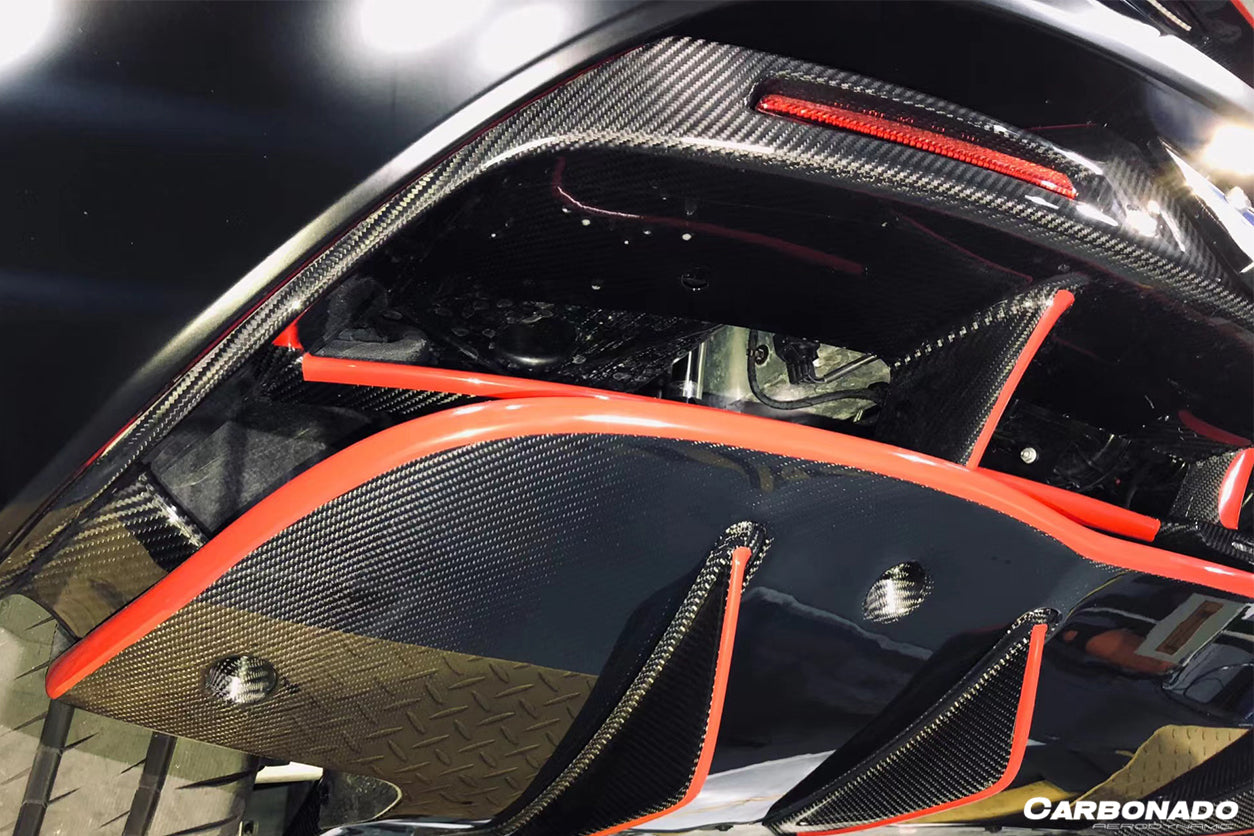 Carbonado 2017-2022 McLaren 720S OEM Style Carbon Fiber Rear Bumper Center Valance