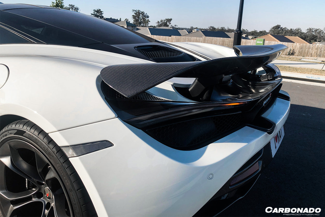 Carbonado 2017-2022 McLaren 720S OEM Style Carbon Fiber Trunk Spoiler