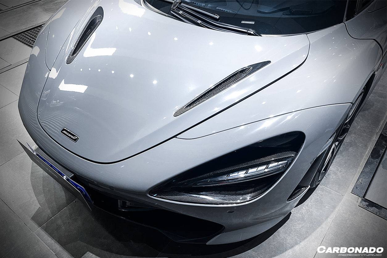 Carbonado 2017-2022 McLaren 720S OEM Style Carbon Fiber Hood Replacement