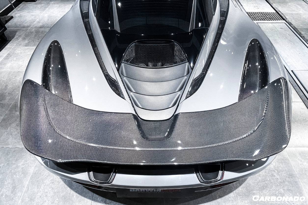Alerón de maletero de fibra de carbono estilo McLaren 720S VRS Carbonado 2017-2022