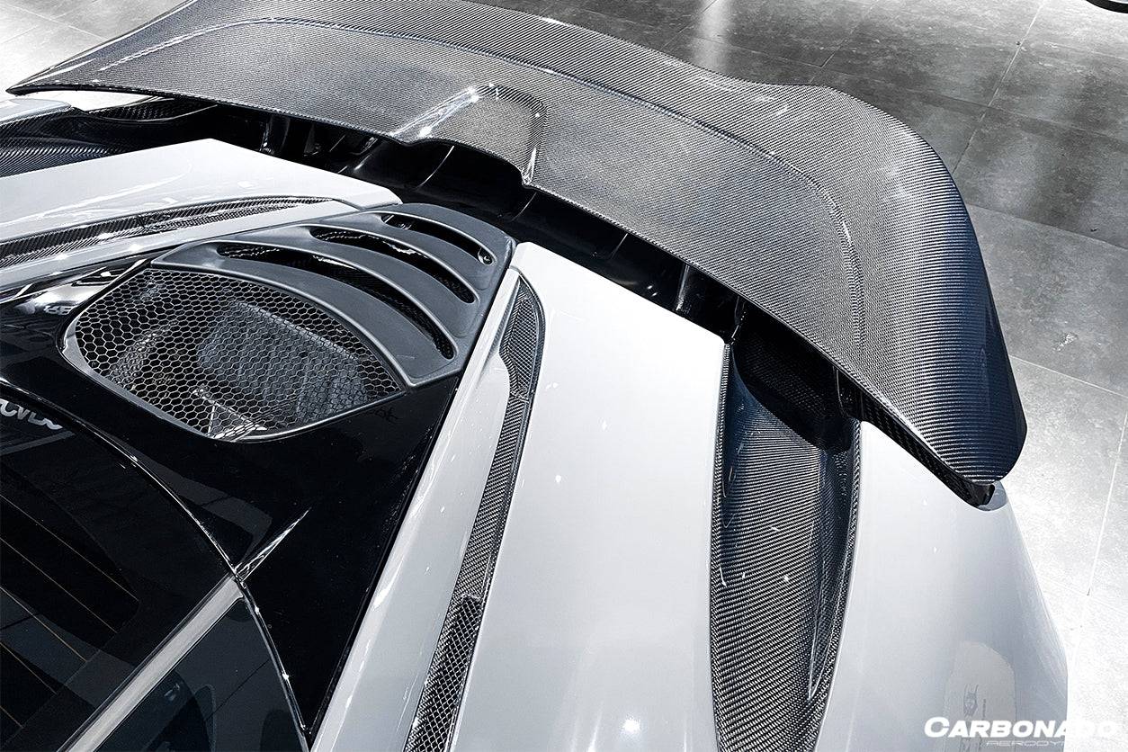 Alerón de maletero de fibra de carbono estilo McLaren 720S VRS Carbonado 2017-2022