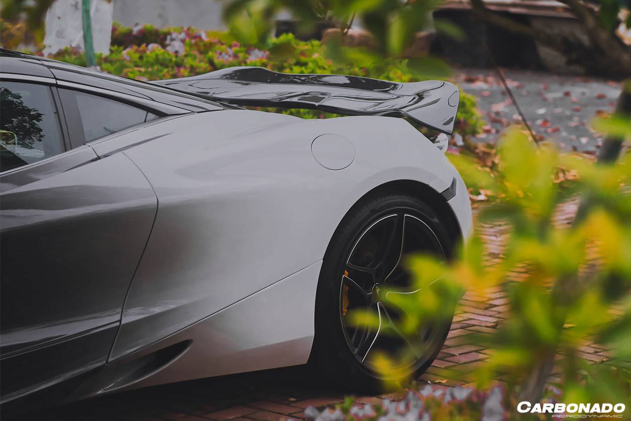 Alerón de maletero de fibra de carbono estilo McLaren 720S VRS Carbonado 2017-2022