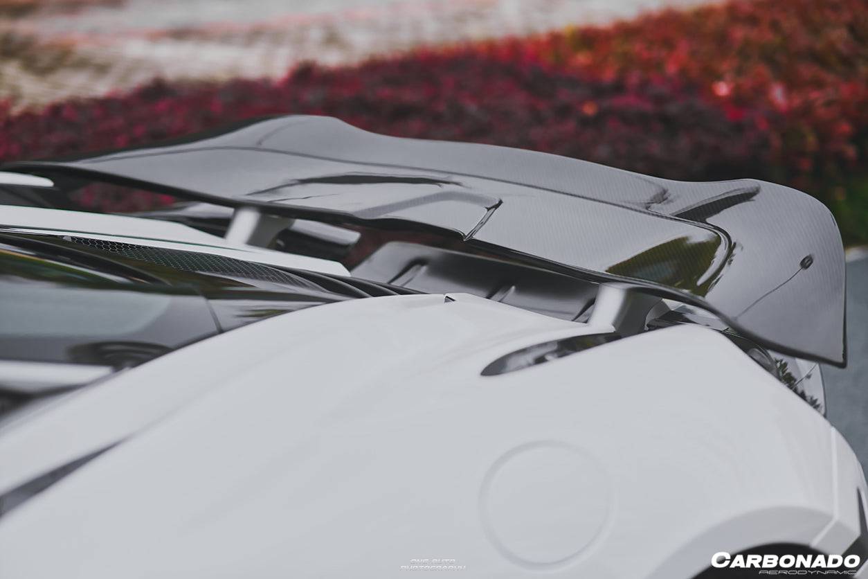 Alerón de maletero de fibra de carbono estilo McLaren 720S VRS Carbonado 2017-2022