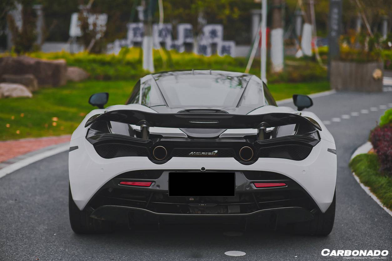 Alerón de maletero de fibra de carbono estilo McLaren 720S VRS Carbonado 2017-2022