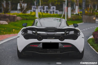 Alerón de maletero de fibra de carbono estilo McLaren 720S VRS Carbonado 2017-2022