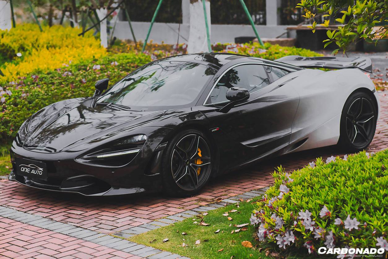 Alerón de maletero de fibra de carbono estilo McLaren 720S VRS Carbonado 2017-2022