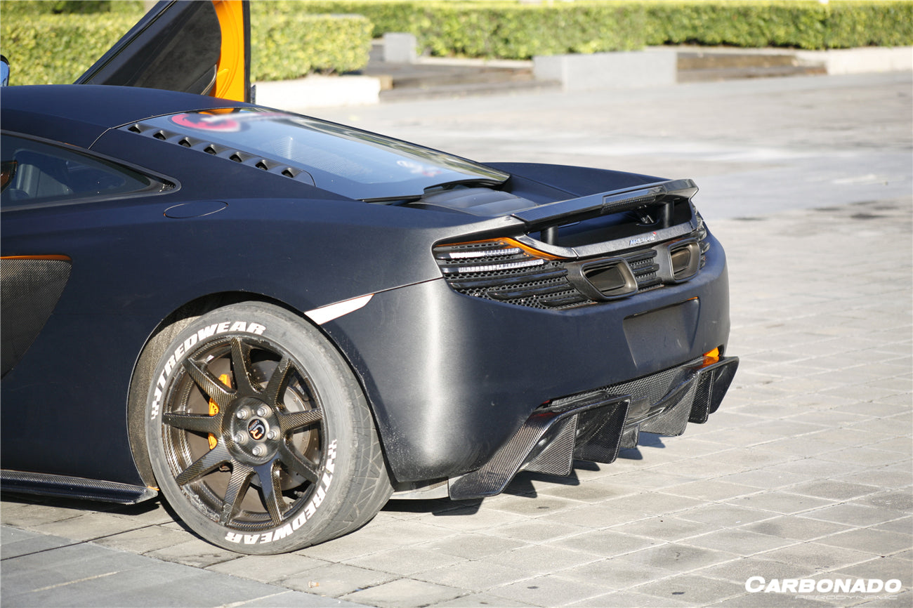 Carbonado 2011-2017 McLaren MP4 12C 650S DP Style Carbon Fiber Rear Diffuser