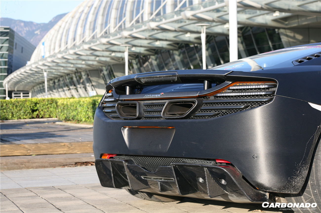 Carbonado 2011-2017 McLaren MP4 12C 650S DP Style Carbon Fiber Rear Diffuser