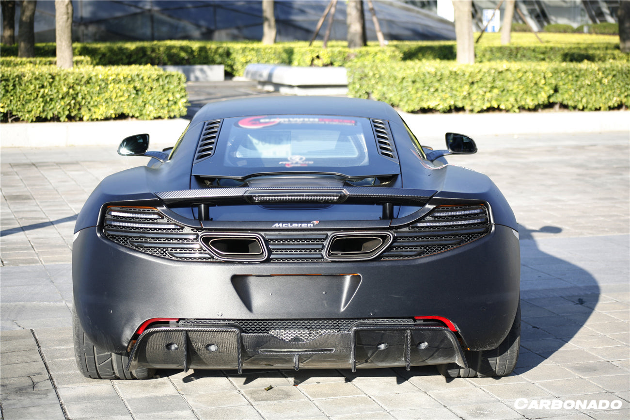 Carbonado 2011-2017 McLaren MP4 12C 650S DP Style Carbon Fiber Rear Diffuser