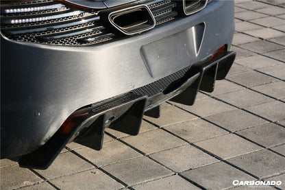 Carbonado 2011-2017 McLaren MP4 12C 650S DP Style Carbon Fiber Rear Diffuser