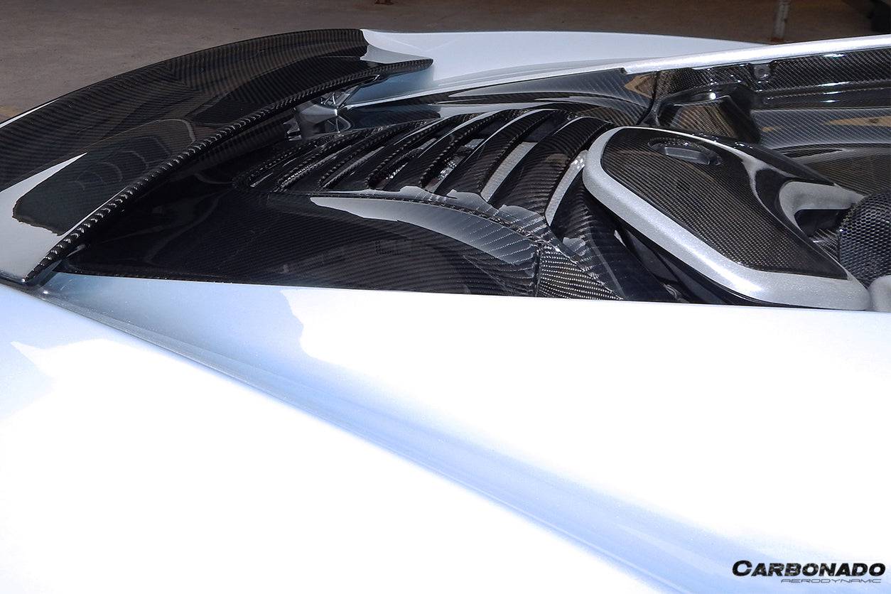 Carbonado 2011-2017 McLaren 650S MP4 12C Autoclave Carbon Fiber Armadillo Engine Cover Replacement