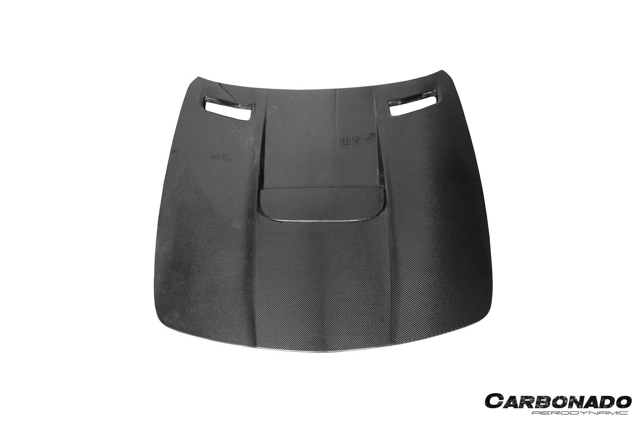 Carbonado 2010-2015 Mercedes Benz W197 SLS AMG BKSS Style Carbon Fiber Hood