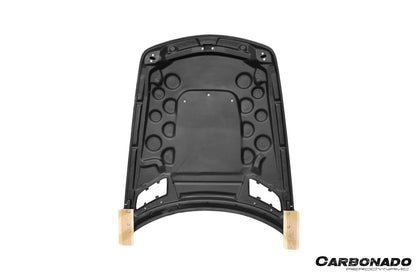 Carbonado 2010-2015 Mercedes Benz W197 SLS AMG BKSS Style Carbon Fiber Hood